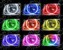 Load image into Gallery viewer, Oracle Toyota Tacoma 01-04 Halo Kit - ColorSHIFT w/ 2.0 Controller - Side View