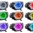 Load image into Gallery viewer, Oracle Toyota Tacoma 12-15 Halo Kit - ColorSHIFT - Side View