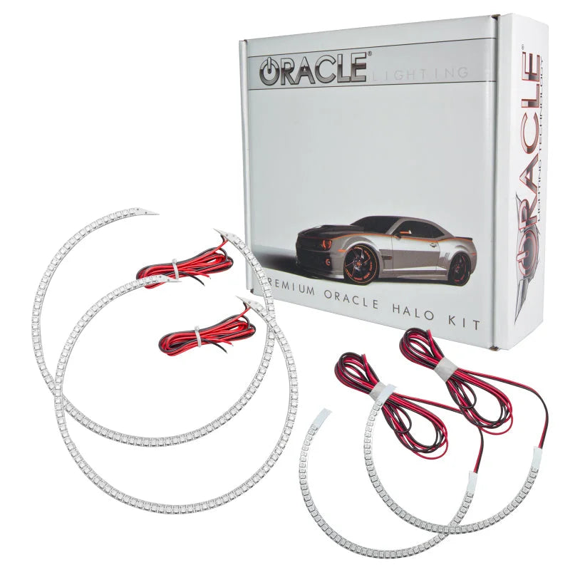 Oracle Toyota Tundra 07-13 LED Tail Light Halo Kit - Red - Side View