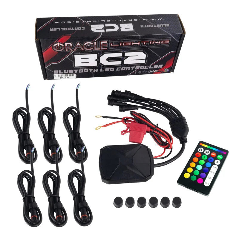 Oracle Toyota Tundra 14-17 Dual Halo Kit - ColorSHIFT w/ BC1 Controller - Installation View