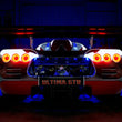 Load image into Gallery viewer, Oracle Ultima GTR LED Waterproof Tail Light Halo Kit - 6 Rings - Red - Side View