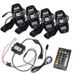 Load image into Gallery viewer, Oracle Underbody  RGB+W Wheel Well Rock Light Kit - 4 PCS - ColorSHIFT - Main Product View