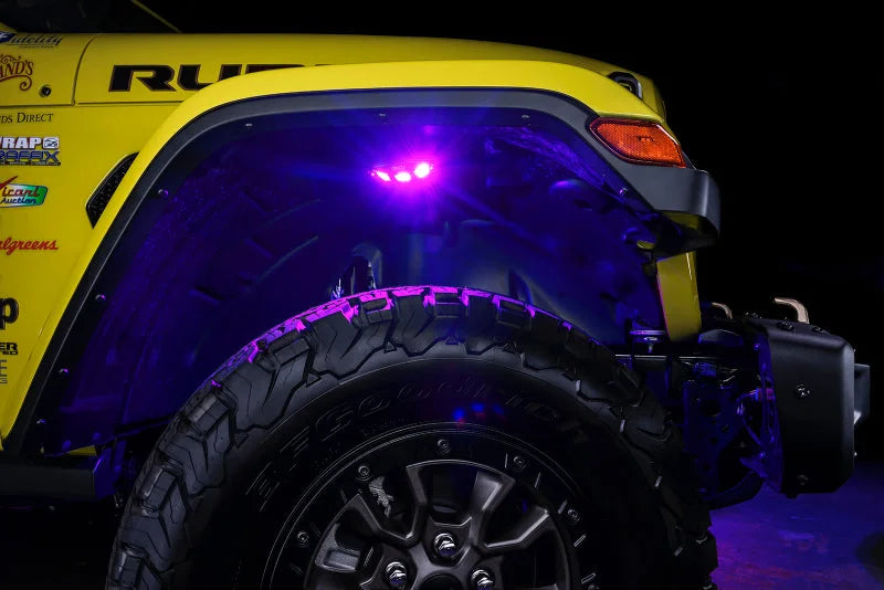 Oracle Underbody  RGB+W Wheel Well Rock Light Kit - 4 PCS - ColorSHIFT - Additional View 6