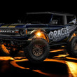 Load image into Gallery viewer, Oracle Underbody RGB+W Wheel Well Rock Light Kit - 8 PCS - ColorSHIFT - Side View