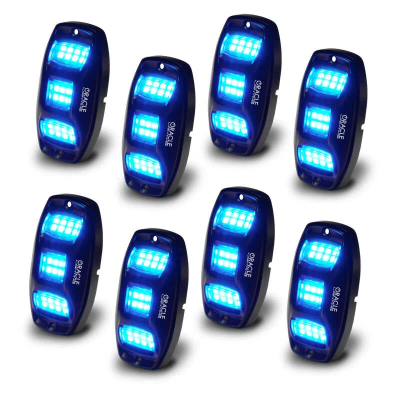 Oracle Underbody RGB+W Wheel Well Rock Light Kit - 8 PCS - ColorSHIFT - Additional View 6