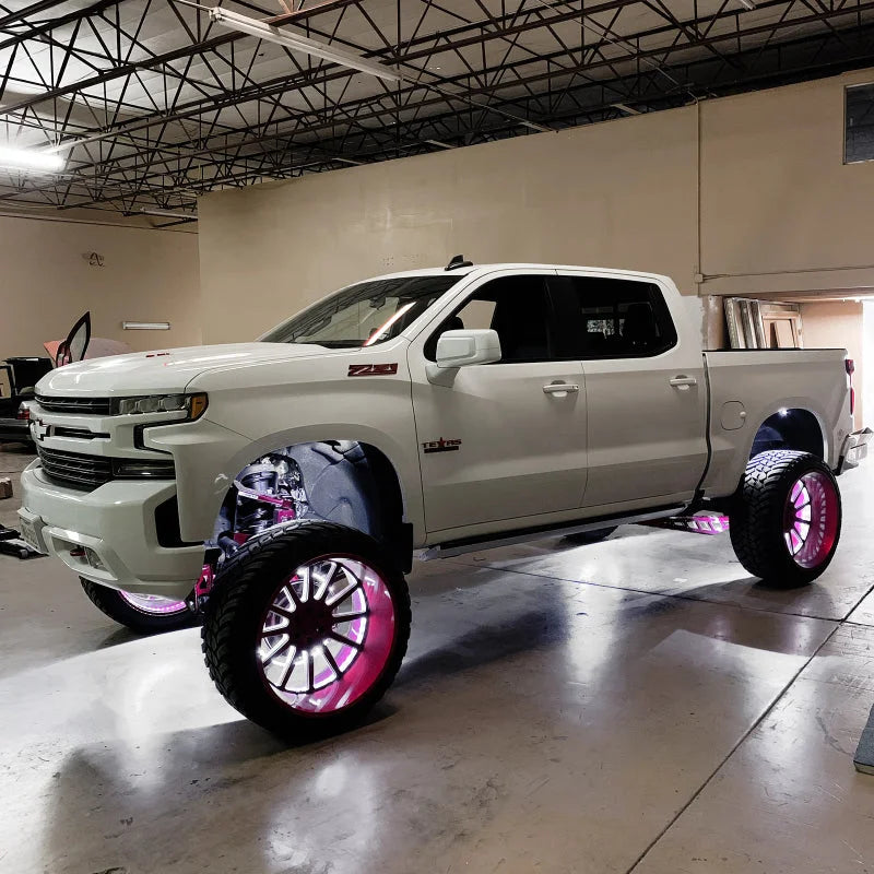 Oracle Underbody Wheel Well Rock Light Kit - White (4PCS) - 5000K - Installation View