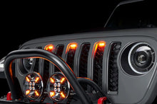 Load image into Gallery viewer, Oracle Universal Pre-Runner Style LED Grill Light Kit (New Style) - Amber w/Tinted Lens - Installation View