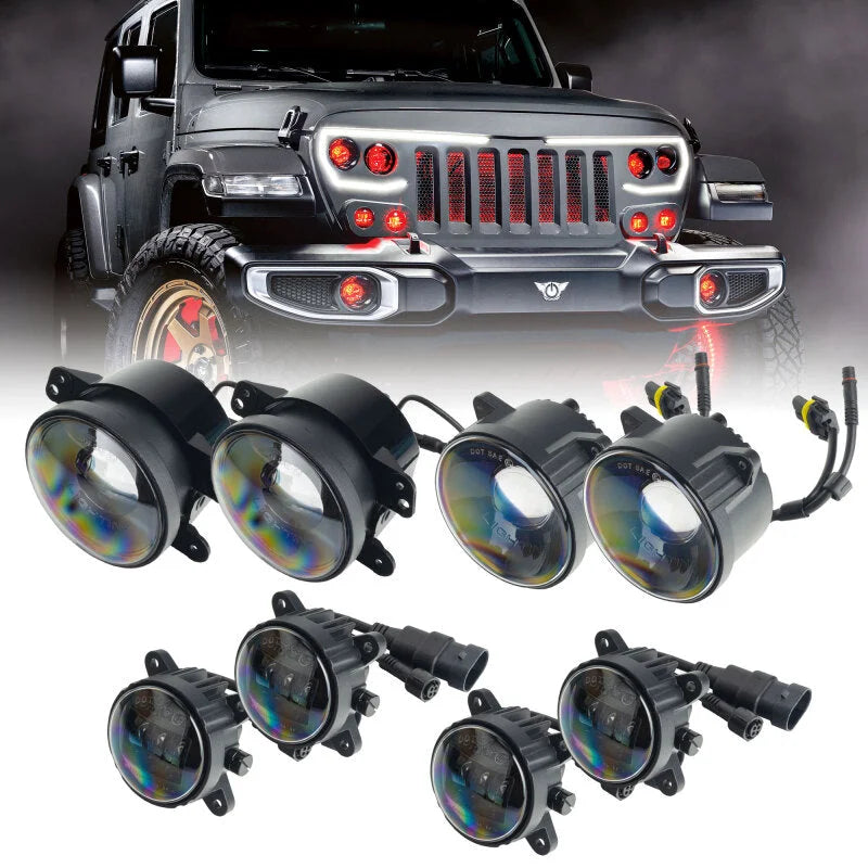 Oracle VECTOR Grille Demon Eye Projector Conversion Kit - ColorSHIFT w/o Controller - Main Product View