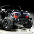 Load image into Gallery viewer, Oracle VECTOR Grille Demon Eye Projector Conversion Kit - ColorSHIFT w/o Controller - Back View