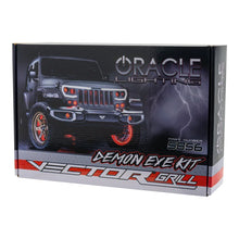 Load image into Gallery viewer, Oracle VECTOR Grille Demon Eye Projector Conversion Kit - ColorSHIFT w/o Controller - Installation View