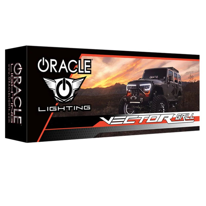 Oracle VECTOR Series Full LED Grille - Jeep Wrangler JL/JT - NA - Main Product View