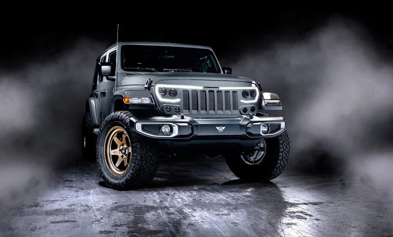 Oracle VECTOR Series Full LED Grille - Jeep Wrangler JL/JT - NA - Additional View 5