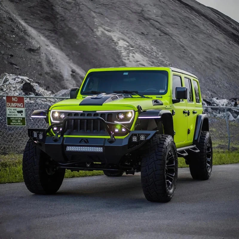 Oracle VECTOR Series Full LED Grille - Jeep Wrangler JL/JT - NA - Additional View 6