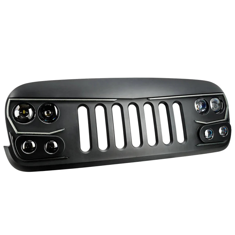 Oracle VECTOR Series Full LED Grille - Jeep Wrangler JK - NA - Main Product View