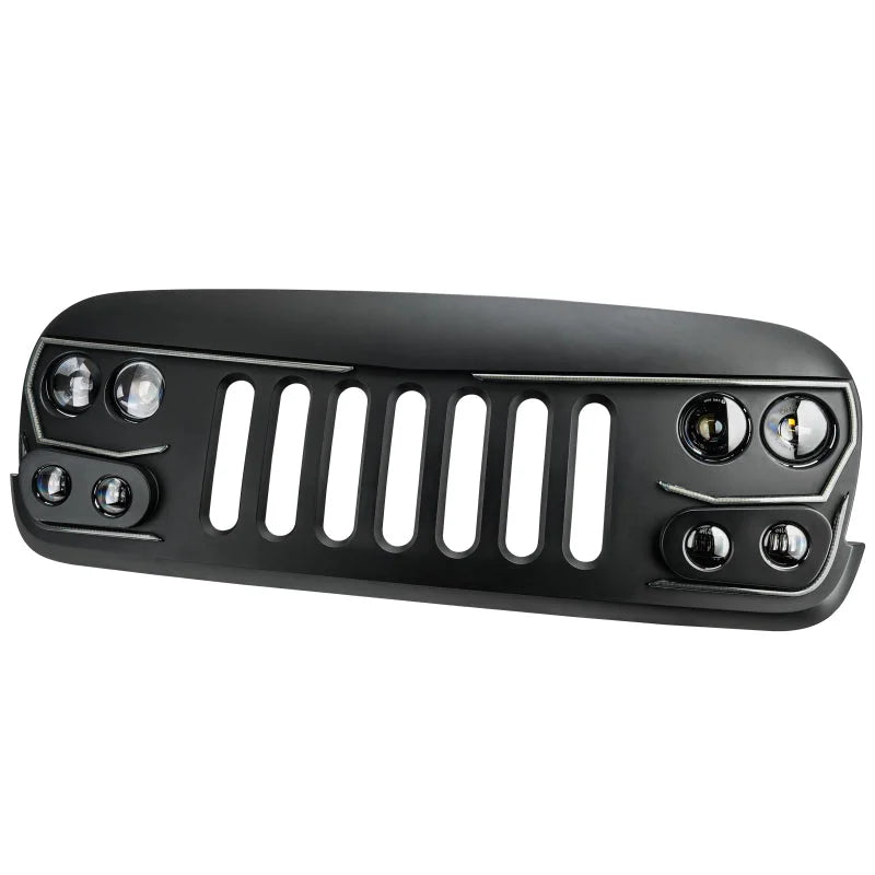 Oracle VECTOR Series Full LED Grille - Jeep Wrangler JK - NA - Additional View 5