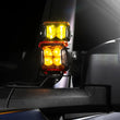Load image into Gallery viewer, Oracle VEGA Series 2 Yellow Lens Covers (Snap Fit) - Back View