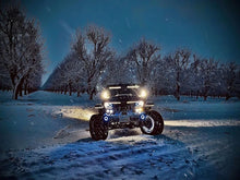 Load image into Gallery viewer, Oracle Vector Jeep Wrangler JK Grille Halo Kit - ColorSHIFT w/ BC1 Controller - Back View