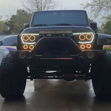 Load image into Gallery viewer, Oracle Vector Jeep Wrangler JK Grille Halo Kit - ColorSHIFT w/ BC1 Controller - Additional View 5
