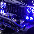 Load image into Gallery viewer, Oracle Vector Jeep Wrangler JK Grille Halo Kit - ColorSHIFT w/ BC1 Controller - Additional View 6