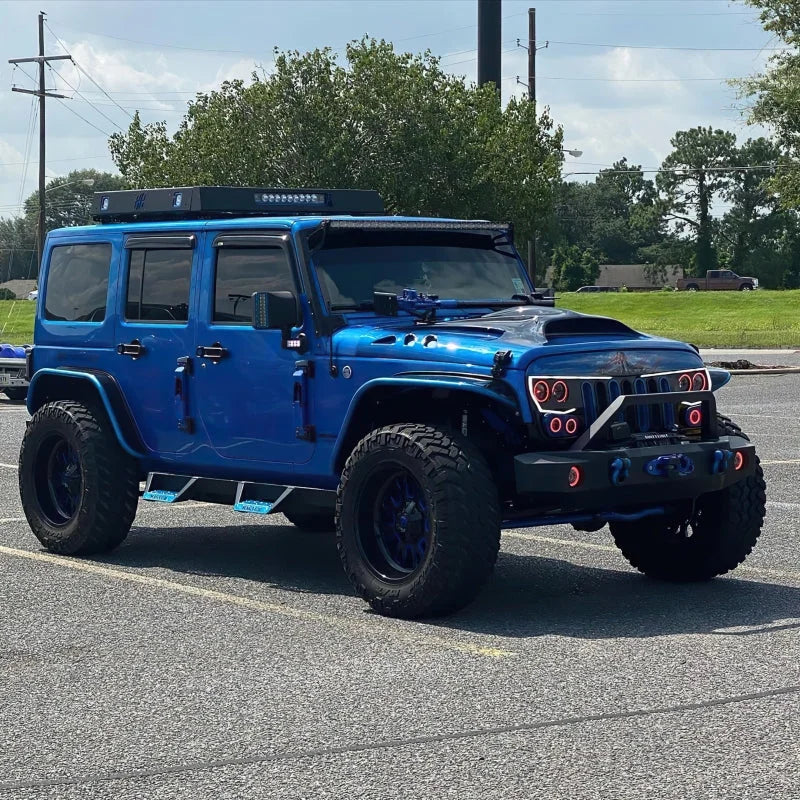 Oracle Vector Jeep Wrangler JK Grille Halo Kit - ColorSHIFT w/ BC1 Controller - Additional View 7