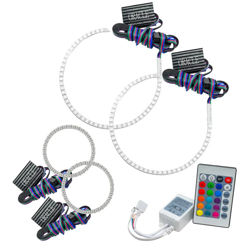 Oracle Volvo S60 05-09 Halo Kit - ColorSHIFT w/ Simple Controller - Main Product View