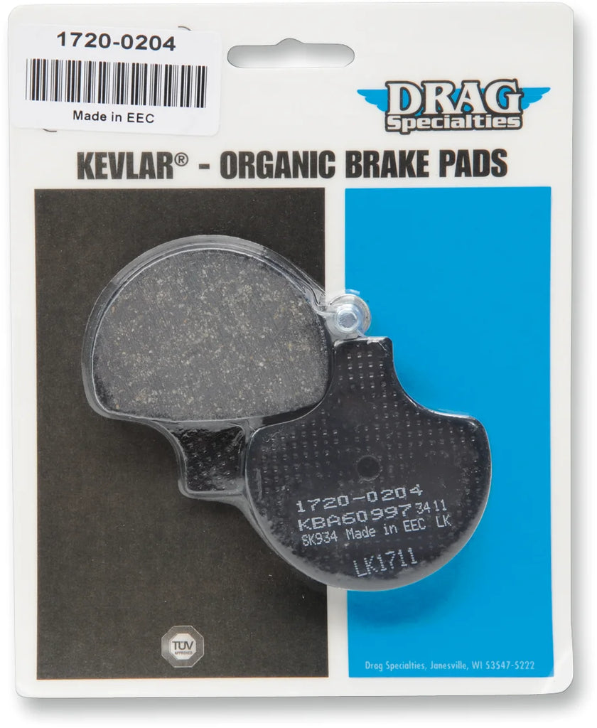 Organic Brake Pads - Harley-Davidson DragSpecialties FAD94 - Side View