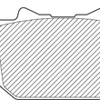 Load image into Gallery viewer, Organic Brake Pads - Sportster DragSpecialties FAD387 - Side View