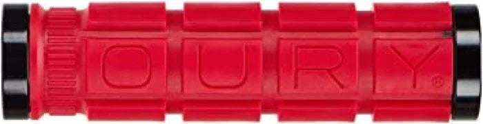 Oury Grips DUAL-CLAMP LOCK-ON OURY - RED ODLOOG50