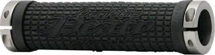 Oury Grips DUAL-CLAMP LOCK-ON PEATY - BLACK LOPDS100