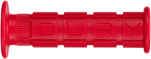 Load image into Gallery viewer, Oury Grips Grips - Single Compound - Flange - Red OSCFOG50 - Main Product View