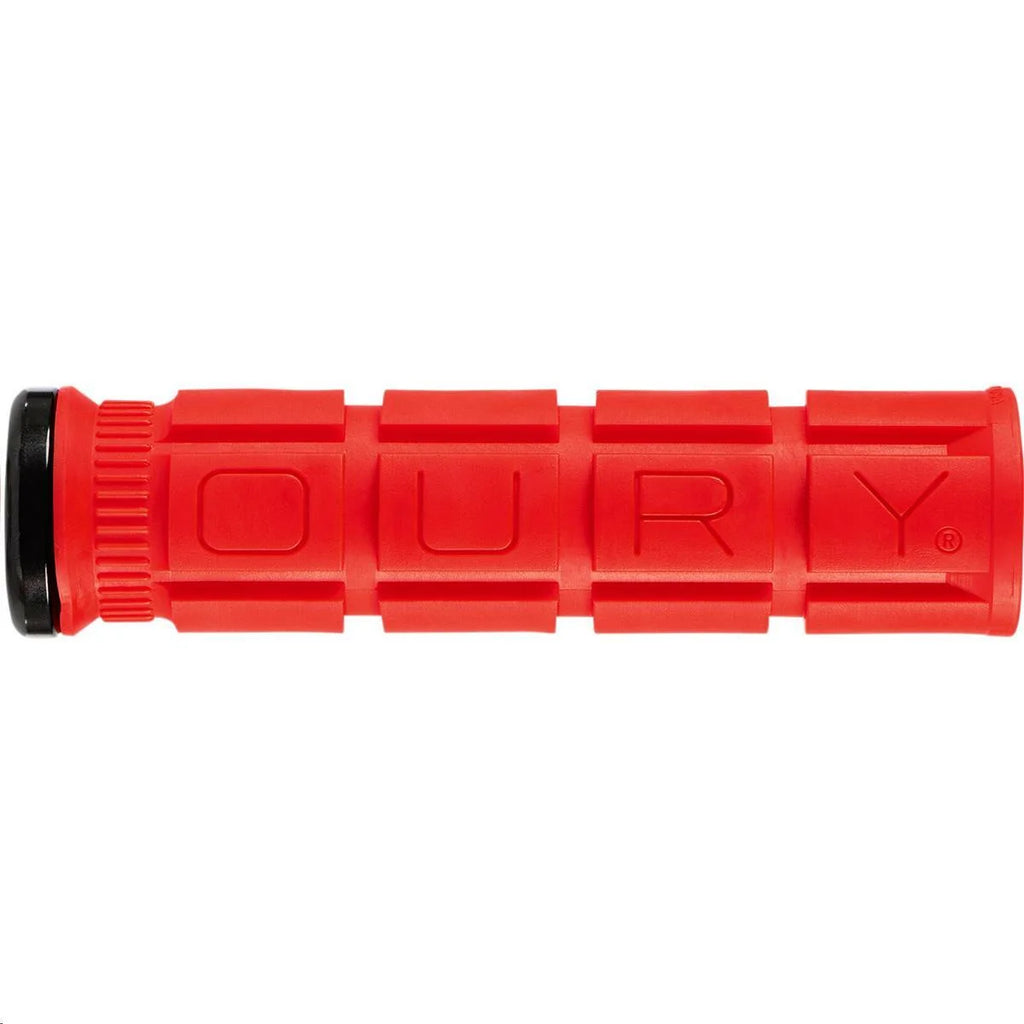 Oury Grips Grips - V2 - Single Compound - No-Flange - Red OSCGGG50