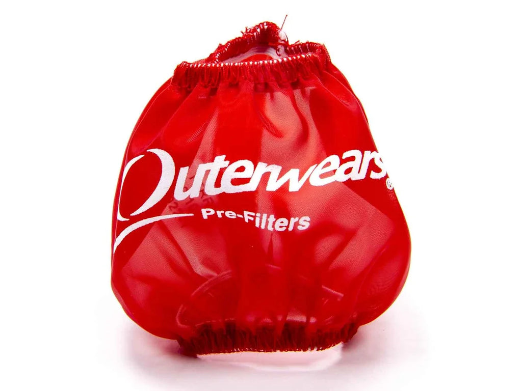 Outerwears 3in Breather Pre-Filter Red 10-1013-03