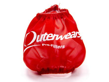 Load image into Gallery viewer, Outerwears 3in Breather Pre-Filter Red 10-1013-03