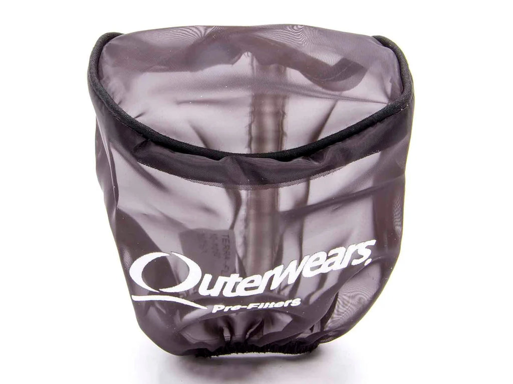 Outerwears Pre-Filter Black 3.5in Dia x 4in L w/Top Black 10-1052-01
