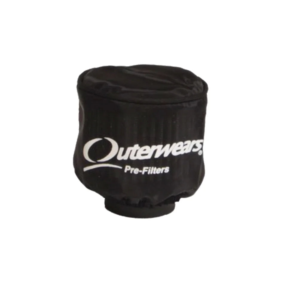 Outerwears Pre-Filter Water Repel Black 3.5in Dia x 6in Ta 20-1010-01