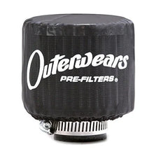 Load image into Gallery viewer, Outerwears Pre-Filter w/Top Black 4.5in Dia x 4in Tall 10-1001-01