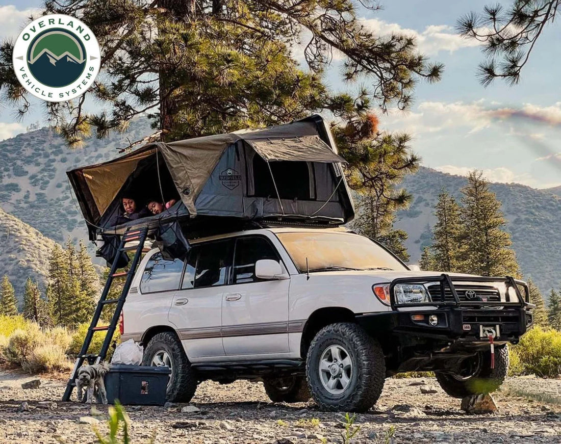Overland Vehicle Systems Best Hard Shell Rooftop Tent 18189901 Bushveld II - Side View