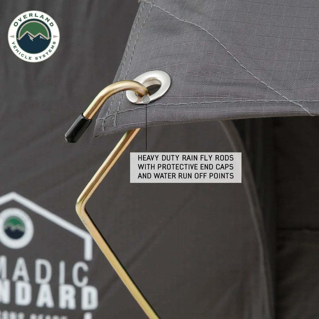 Overland Vehicle Systems Best Roof Top Tent 3 Person Nomadic 3 Ext. Roof Top Tent 18339936 - Additional View 15
