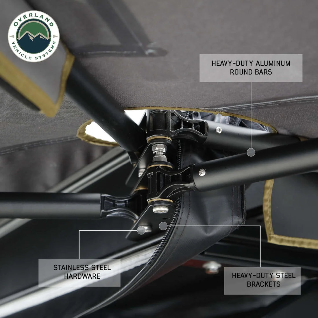 Overland Vehicle Systems Nomadic 270 LTE Driver Side 270 Degree Awning Premium 19679907 - Additional View 8