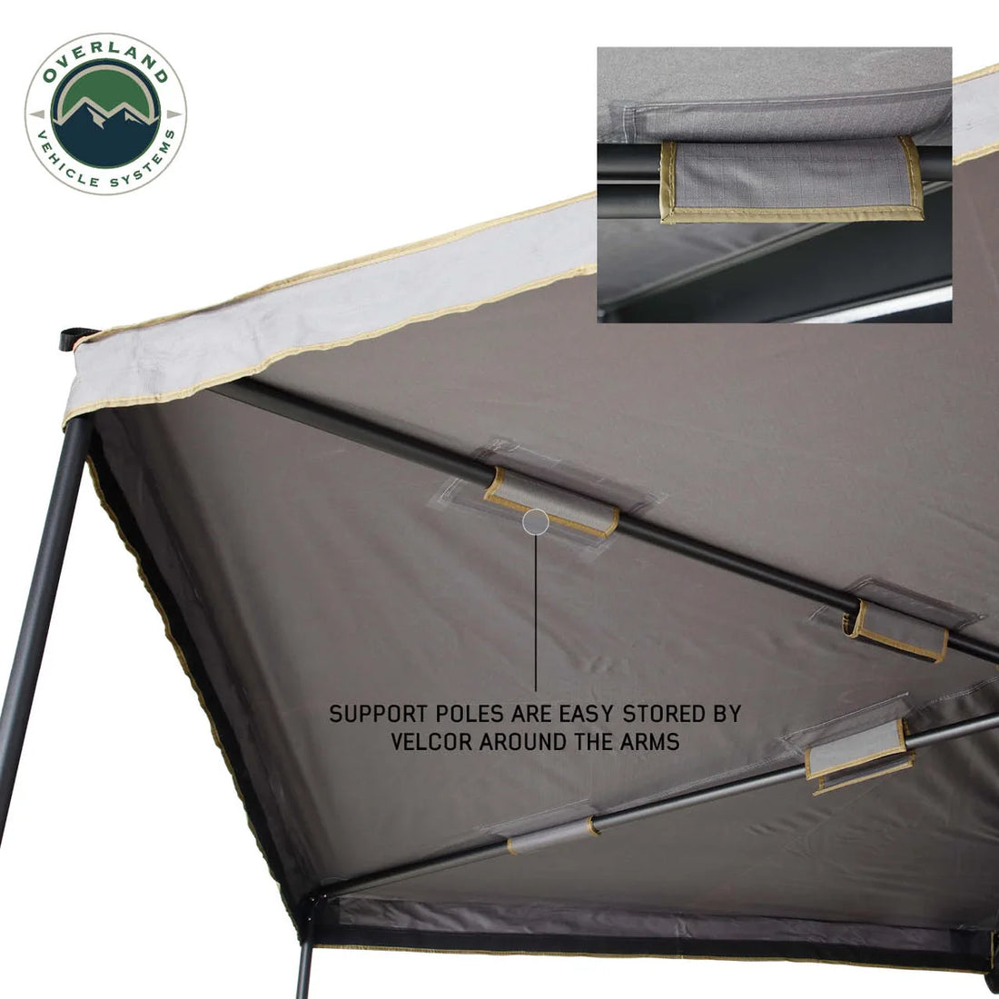 Overland Vehicle Systems Nomadic 270 LTE Driver Side 270 Degree Awning Premium 19679907 - Additional View 10