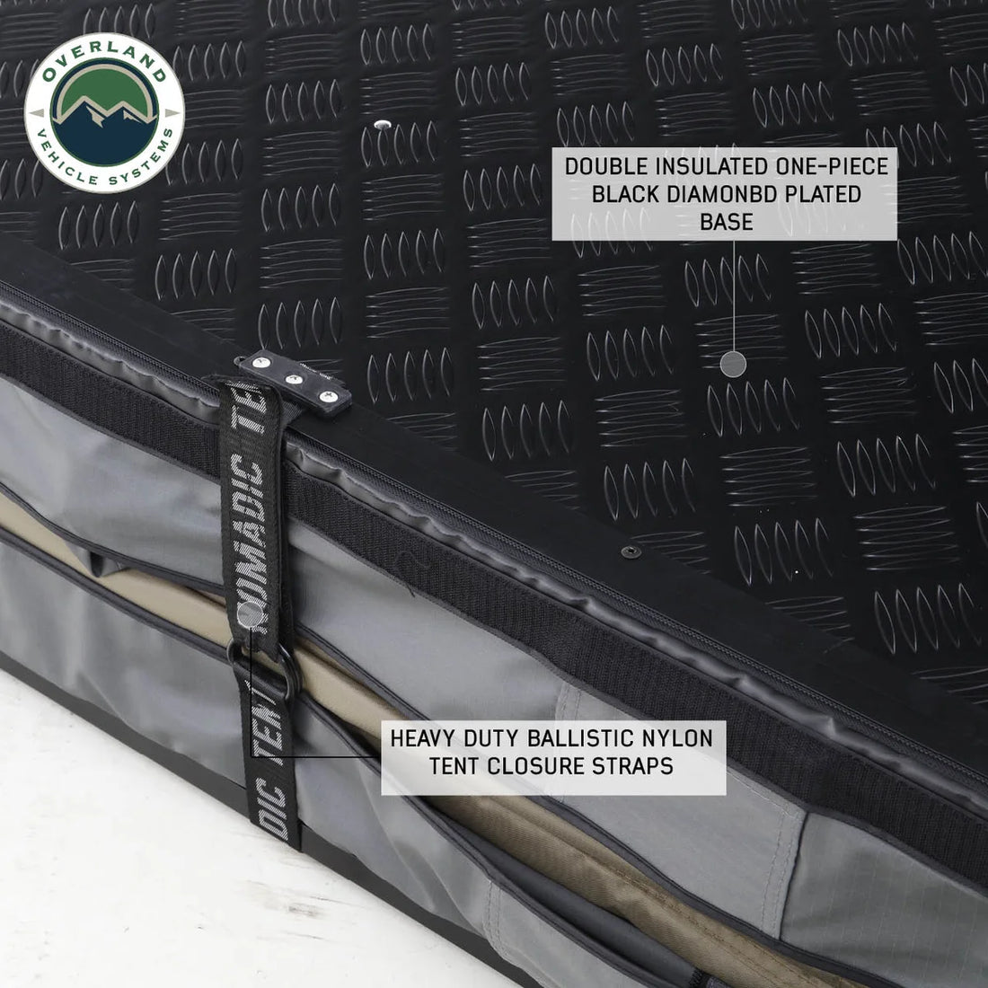 Overland Vehicle Systems Nomadic 3 Standard Roof Top Tent 3 Person Roof Top Tent 18439936 - Additional View 12