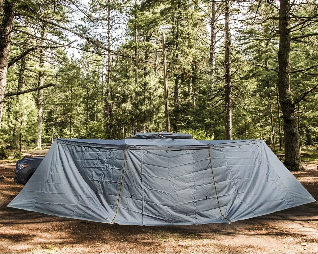 Overland Vehicle Systems Nomadic Awning 180 With Zip In Wall 180 Awning With Walls 19619907 - Additional View 17