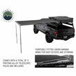 Load image into Gallery viewer, Overland Vehicle Systems Nomadic Awning 2.5 - 8.0 ft. with Black Cover 18059909 - Installation View