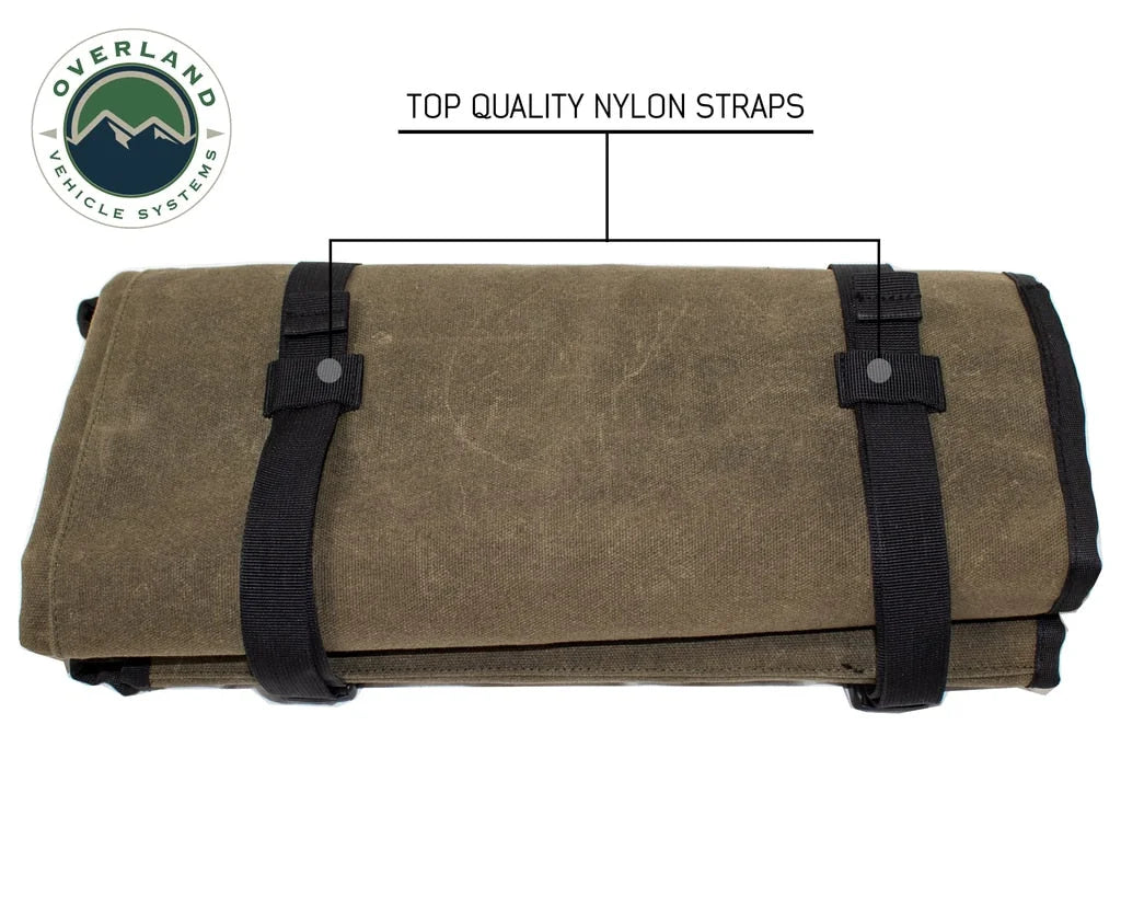 Overland Vehicle Systems Rolled General Tool Storage Bag - Waxed Canvas 21079941 - Additional View 6