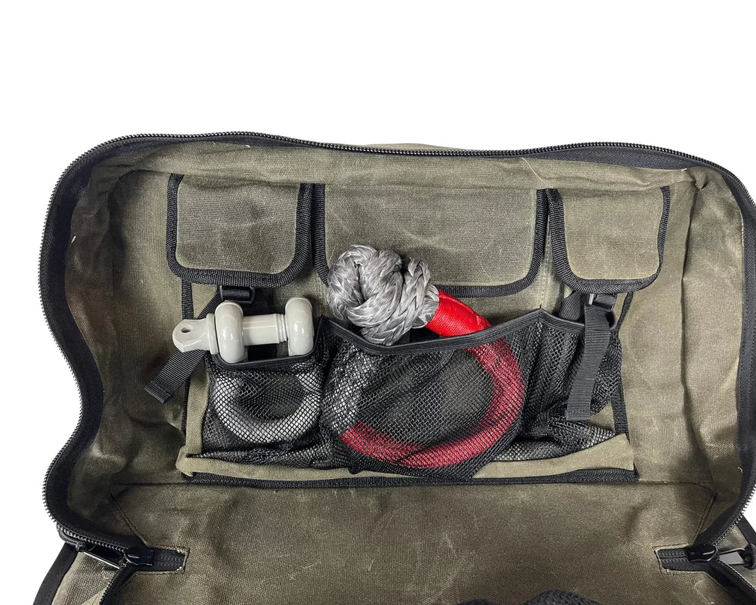 Overland Vehicle Systems Wax Canvas Large Recovery Bag 21179941 - Back View