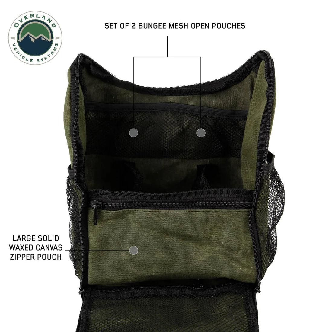 Overland Vehicle Systems Wax Canvas Overnight Bag 21039941 - Additional View 8