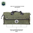 Load image into Gallery viewer, Overland Vehicle Systems Wax Canvas Small Duffle Bag 21169941 - Back View