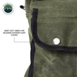 Load image into Gallery viewer, Overland Vehicle Systems Wax Canvas Small Duffle Bag 21169941 - Installation View