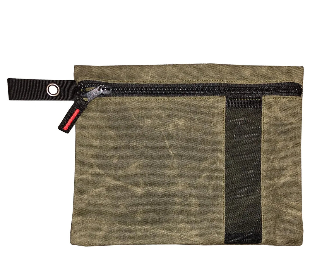 Overland Vehicle Systems Waxed Canvas - Small Size Utility Bags with Pockets 21069941 - Installation View