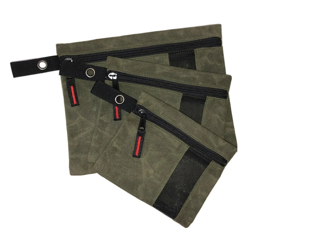 Overland Vehicle Systems Waxed Canvas - Small Size Utility Bags with Pockets 21069941 - Additional View 8